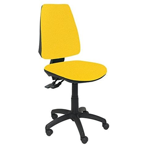 14s - sedia Da Ufficio Ergonomica Con Meccanismo Sincro, Rotelle In Nylon, Tessuto Bali Giallo - Foto 1