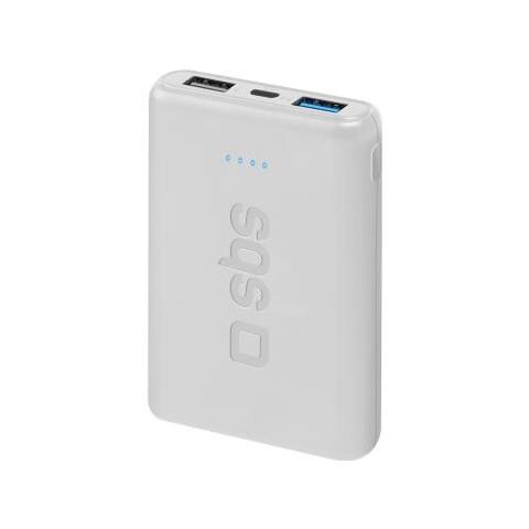 Caricabatterie Portatile A Ricarica Rapida Con Intelligent Charge Dotato Di 1 Ingresso Micro Usb E 2 Uscite Usb Da 1 A E 2.1a, Colore Bianco - Foto 2