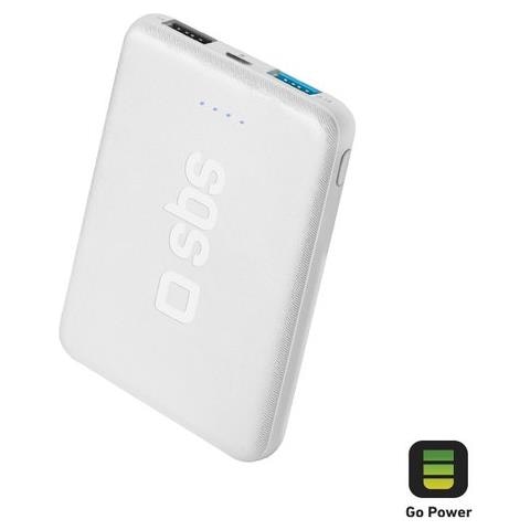 Caricabatterie Portatile A Ricarica Rapida Con Intelligent Charge Dotato Di 1 Ingresso Micro Usb E 2 Uscite Usb Da 1 A E 2.1a, Colore Bianco - Foto 1