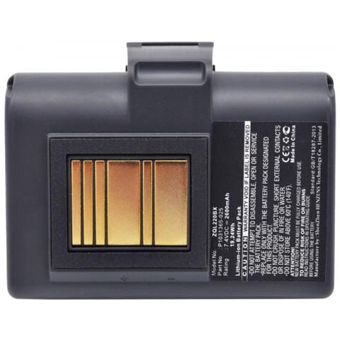 Mbxpr-ba050 Parte Di Ricambio Per La Stampa Batteria 1 Pezzo[ i] (battery For Zebra Printer - 19.24wh Li-ion 7.4v 2600mah - Black, P1023901, P1023901-lf - Warranty: 12m)  - Foto 2