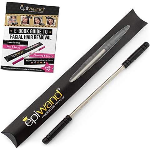 Facial Hair Remover Threading Strumento Per Le Donne - Una Facile Rimozione Dei Capelli Del Viso Dal Vostro Labbro Superiore Mento Guance E Collo Con Questa Figura Professionale Primavera Facciale Epilator Dei Capelli. Include Gift Box Istruzioni - Foto 1