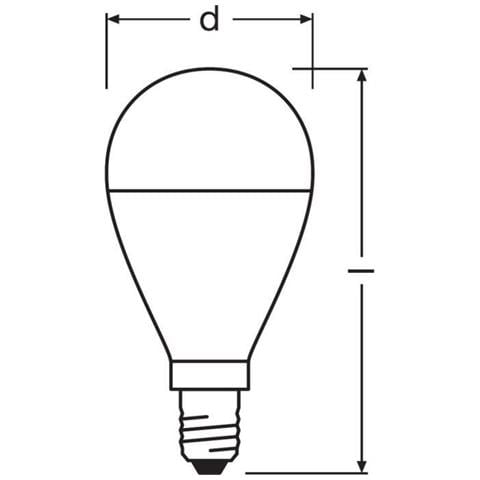 Lampadina Led Sferica Satinata Con Radiatore Da 8w Equivalenti A 60w E14 - Bianco Caldo - Foto 1