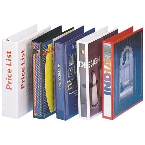 Raccoglitore di presentazione Esselte Panorama 49700 - 15 mm Binder Capacity - A4 - 210 mm Larghezza x 297 mm Lunghezza Dimensione Foglio - 100 Capacità Fogli - 4 Chiusura - 2 Pockets - Polipropilene - Bianco - 10 / Pacco - Foto 2