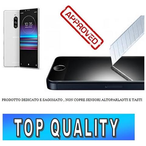 Tempered Glass Screen Protector Pellicola Vetro Temprato Sony Xperia 1 - Foto 1