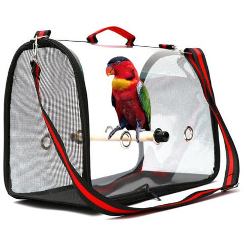 Gabbia Da Viaggio Per Uccelli CBROSEY X-Zone - Trasparente, Leggera E Traspirante, Ideale Per Pappagalli E Uccelli Domestici - Foto 9