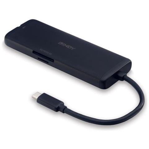 43358 replicatore di porte e docking station per laptop Cablato USB 3.2 Gen 1 (3.1 Gen 1) Type-C Nero - Foto 1