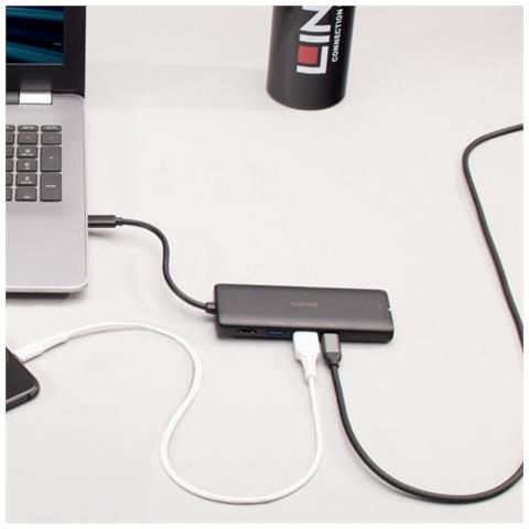 43358 replicatore di porte e docking station per laptop Cablato USB 3.2 Gen 1 (3.1 Gen 1) Type-C Nero - Foto 5