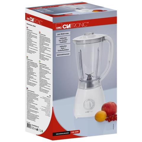 Frullatore 4006160635836 Capacità 1.5 Litri Potenza 500 Watt Colore Bianco - Foto 3