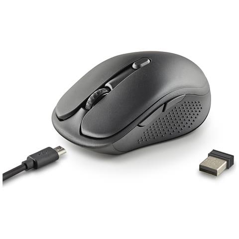 EVORUST Mouse Wireless Bluetooth Ricaricabile con Tasti Silenziosi, Nero - Foto 5