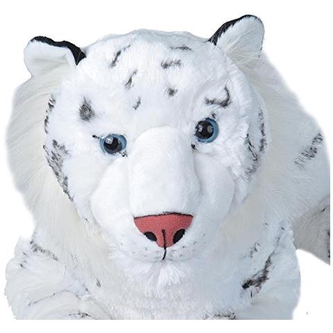 Jumbo White Tiger Peluche, Animale Farcito Gigante, Peluche, Regali Per Bambini, 30 (19548) - Foto 4