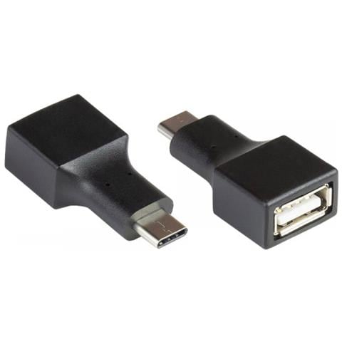 USB-AD201 adattatore per inversione del genere dei cavi USB C USB A Nero - Foto 1