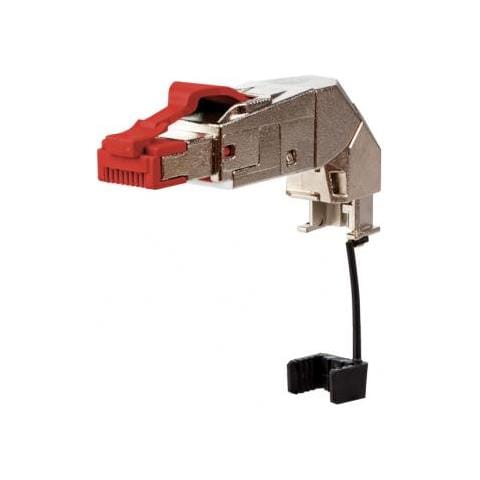 Metz Connect 25g Rj45 Field Plug Pro 360 Cavo Di Collegamento Rosso - Foto 1