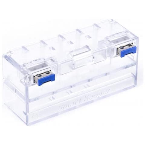 Csk-nm10/p12 Clip Sicura Bloccaporte Rj-45 Trasparente Plastica 1 Pz - Foto 1