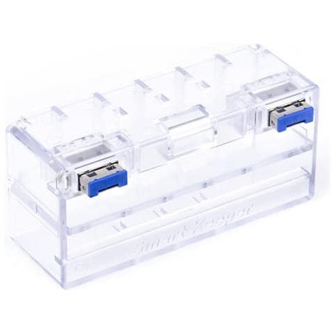 Csk-nm10/p12 Clip Sicura Bloccaporte Rj-45 Trasparente Plastica 1 Pz - Foto 4