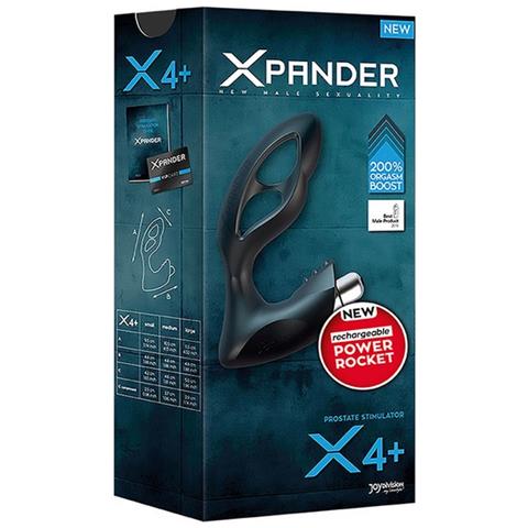 Massaggiatore Per Prostata Xpander X4 Silicone Noir X 4+ (9,5 Cm) - Foto 2