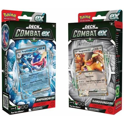 Mazzo Di Carte Pokémon Combat Ex: Greninja & Kangashkan (fr) - Foto 1