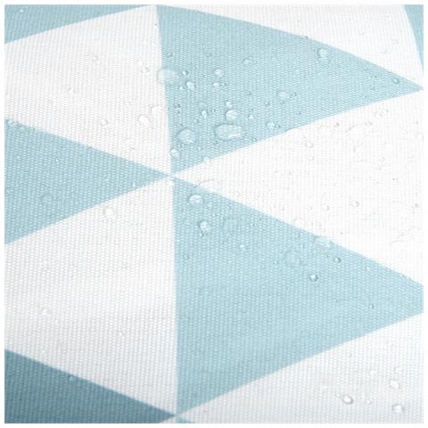 Set Di 2 Cuscini Tessuto Azzurro E Bianco 40 X 70 Cm Trifos - Foto 2