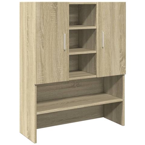 Mobile Per Lavatrice Rovere Sonoma 70,5x24x90 Cm - Foto 2