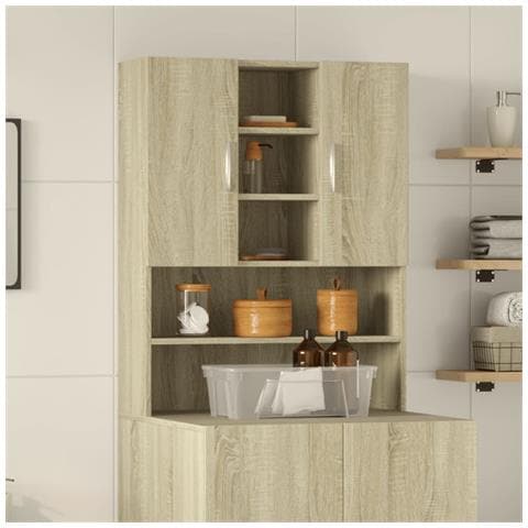 Mobile Per Lavatrice Rovere Sonoma 70,5x24x90 Cm - Foto 1
