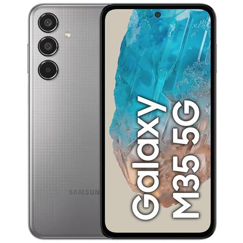 Galaxy M35 5G 128GB 6GB Ram Display 6.6" Amoled FHD+ Fot. 5 0,0+8,0+2,0 MP Android 6000 mAh Grey Europa - Foto 1