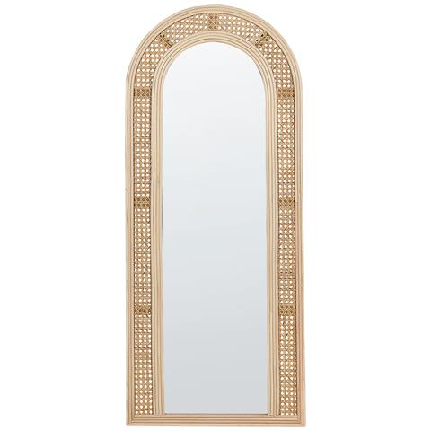 Specchio Franey 50 Cm 120 Cm Rattan Naturale - Foto 2