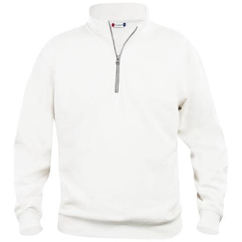 Basic Half Zip Bianco Xs - Foto 1