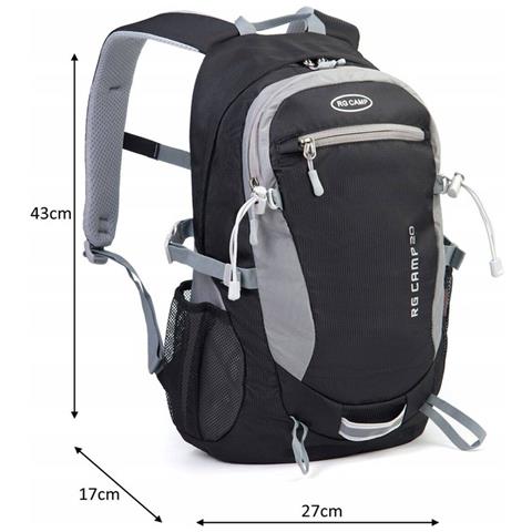 20l Zaino Turistico Colore: Nero - Foto 8