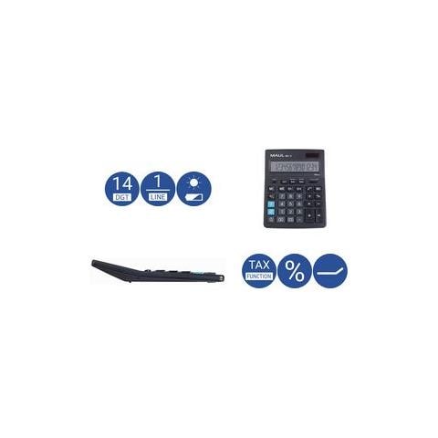 Calcolatrice Da Tavolo Mxl 14 Nera - Foto 1