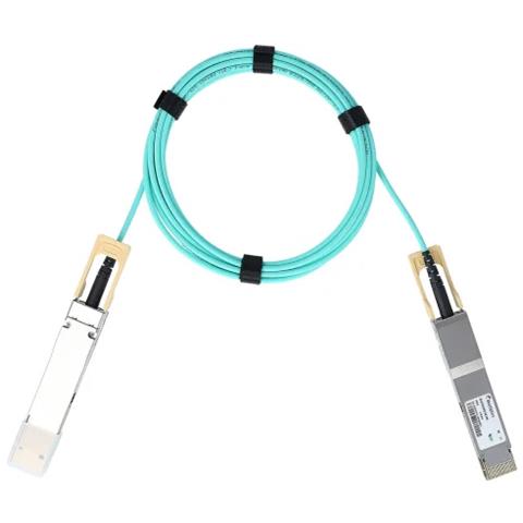 PAN-QSFPDD-400GBASE-AOC-3M-BO cavo InfiniBand e in fibra ottica QSFP-DD Turchese - Foto 1