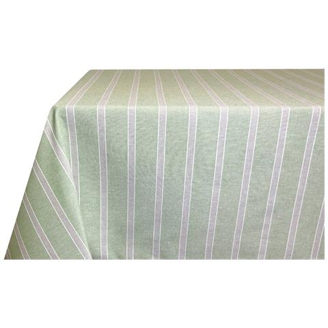Tovaglia Per Salotto Cucina In Miros Misto Cotone Made In Italy California Rp 140x360 Verde - Foto 5