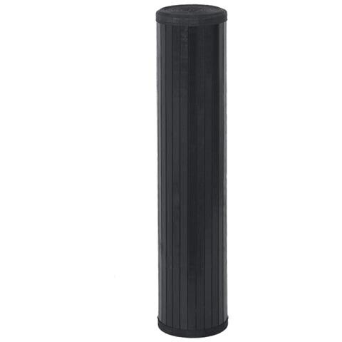 Tappeto Rettangolare Nero 100x400 Cm In Bambù - Foto 3