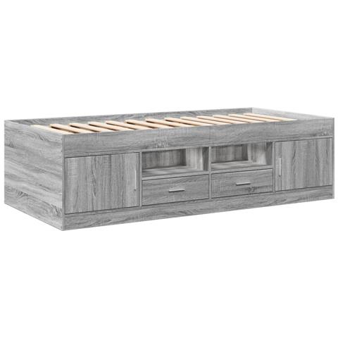 Divano Letto Con Cassetti Senza Materasso 100x200 Cm - Foto 3