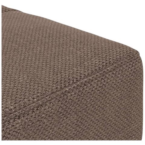 Divano Letto a 2 Posti con 2 Cuscini Tortora in Tessuto - Foto 9