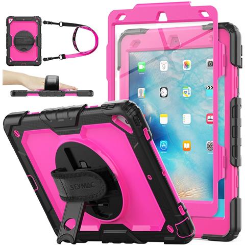Custodia Per Ipad Mini 4/5 Con Supporto E Tracolla Rosa - Foto 1