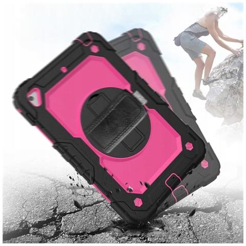 Custodia Per Ipad Mini 4/5 Con Supporto E Tracolla Rosa - Foto 5