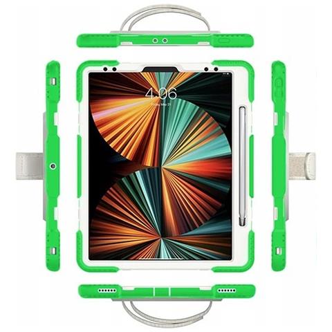 Custodia Per Ipad Mini 6 8,3"" Con Supporto E Tracolla Verde - Foto 4