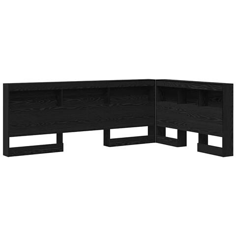 Testata contenitore Rovere nero 120 cm Legno multistrato - Foto 1