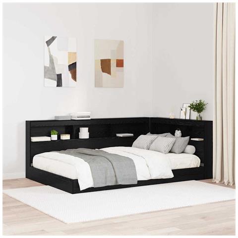 Testata contenitore Rovere nero 120 cm Legno multistrato - Foto 2