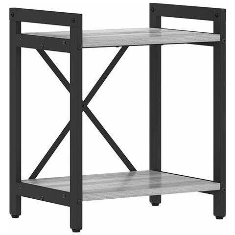 Libreria Grigio sonoma 40 x 30 x 48.5 cm Legno multistrato - Foto 1