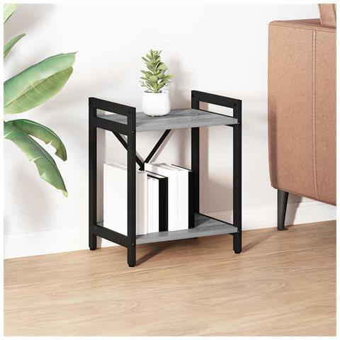 Libreria Grigio sonoma 40 x 30 x 48.5 cm Legno multistrato - Foto 2