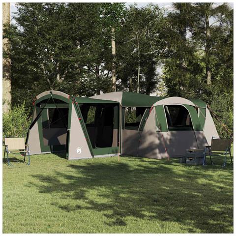 Tenda Familiare con tetto Verde e Bianco 745 x 700 x 217 cm - Foto 2