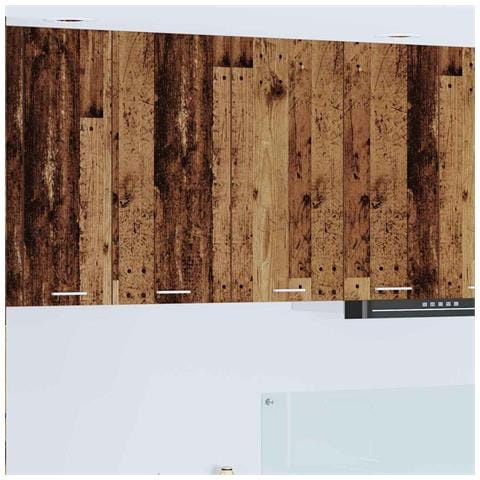 Armadio pensile con porta Riga Legno vecchio 80 x 31 x 80 cm - Foto 2