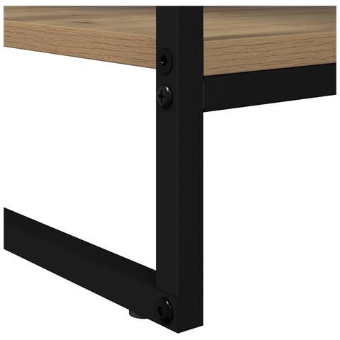 Tavolino da salotto Rovere Artigianale 80 x 50 x 40 cm - Foto 9