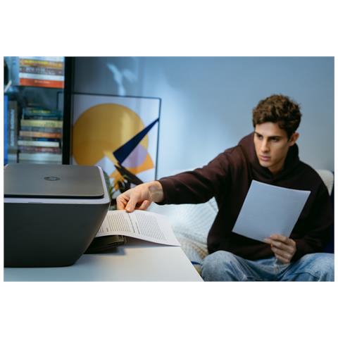 DeskJet 2921 Wireless All-in-One Colore Stampante, Instant Ink - Foto 2
