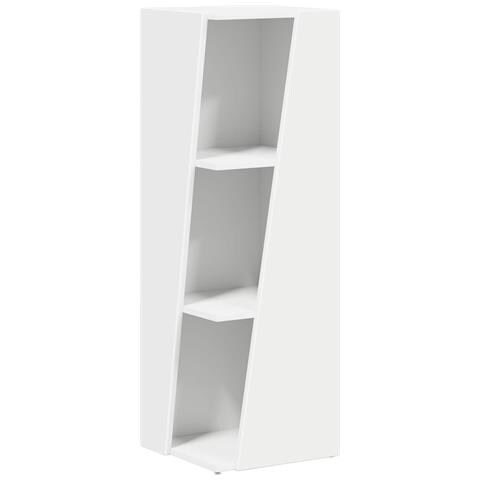 Mensola laterale Bianco 33 x 32 x 100,5 cm Legno multistrato - Foto 1
