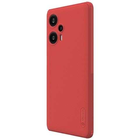 Cover per Redmi Note 12 Turbo - TPU+PC, Rosso - Foto 2