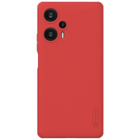 Cover per Redmi Note 12 Turbo - TPU+PC, Rosso - Foto 1