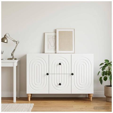 Mobile TV Bianco 89 x 34,5 x 60 cm Legno ingegnerizzato - Foto 2