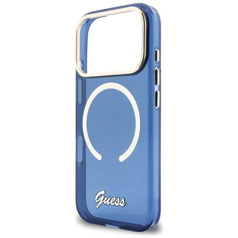 Custodia Per Iphone 17 Pro, Blu, Guess - Foto 1