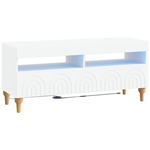Mobile TV LED Bianco Legno ingegnerizzato - Foto 1